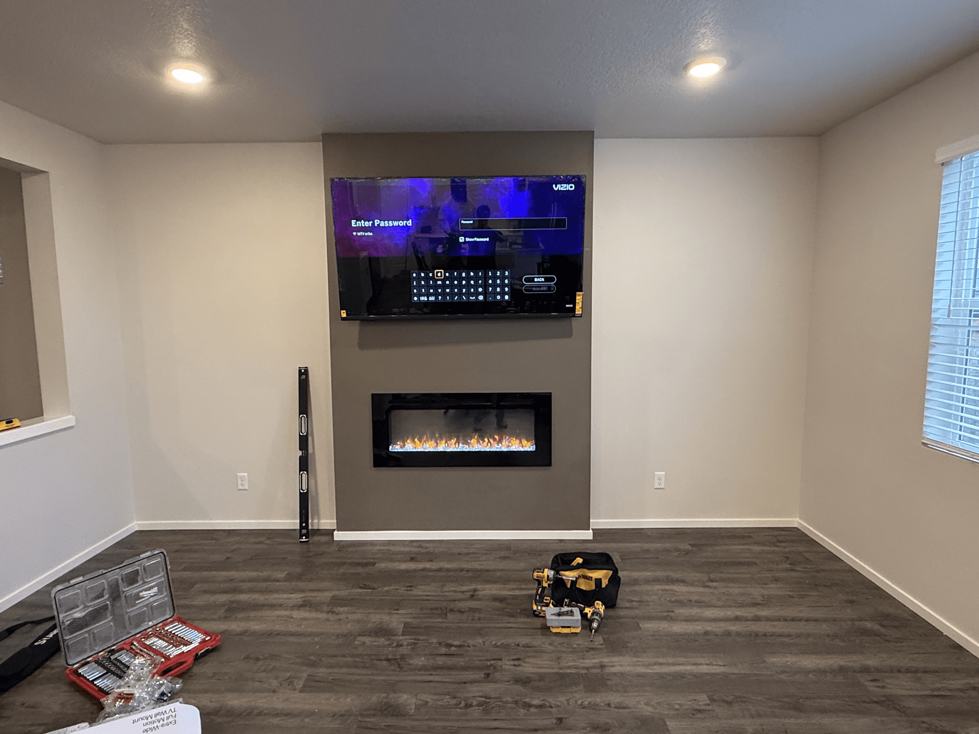 Luxury vinyl plank detail and trim